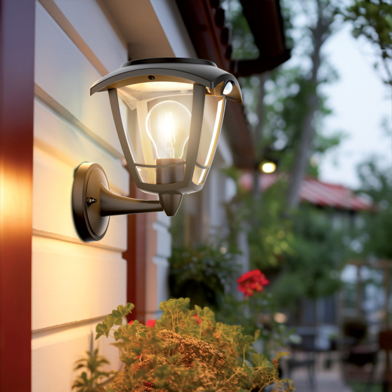 Applique murale solaire rétro LED Applique murale solaire rétro LED