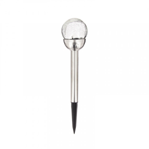 Balise solaire en verre RVB